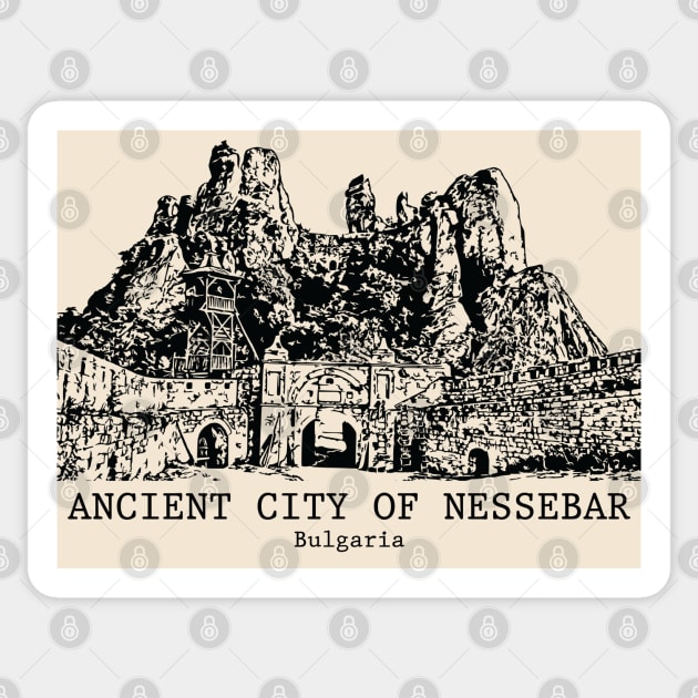 Ancient City of Nessebar - Bulgaria Sticker by Lakeric